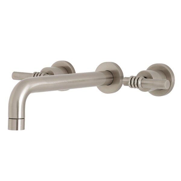 Roman Tub Faucet, Brushed Nickel, Wall Mount
